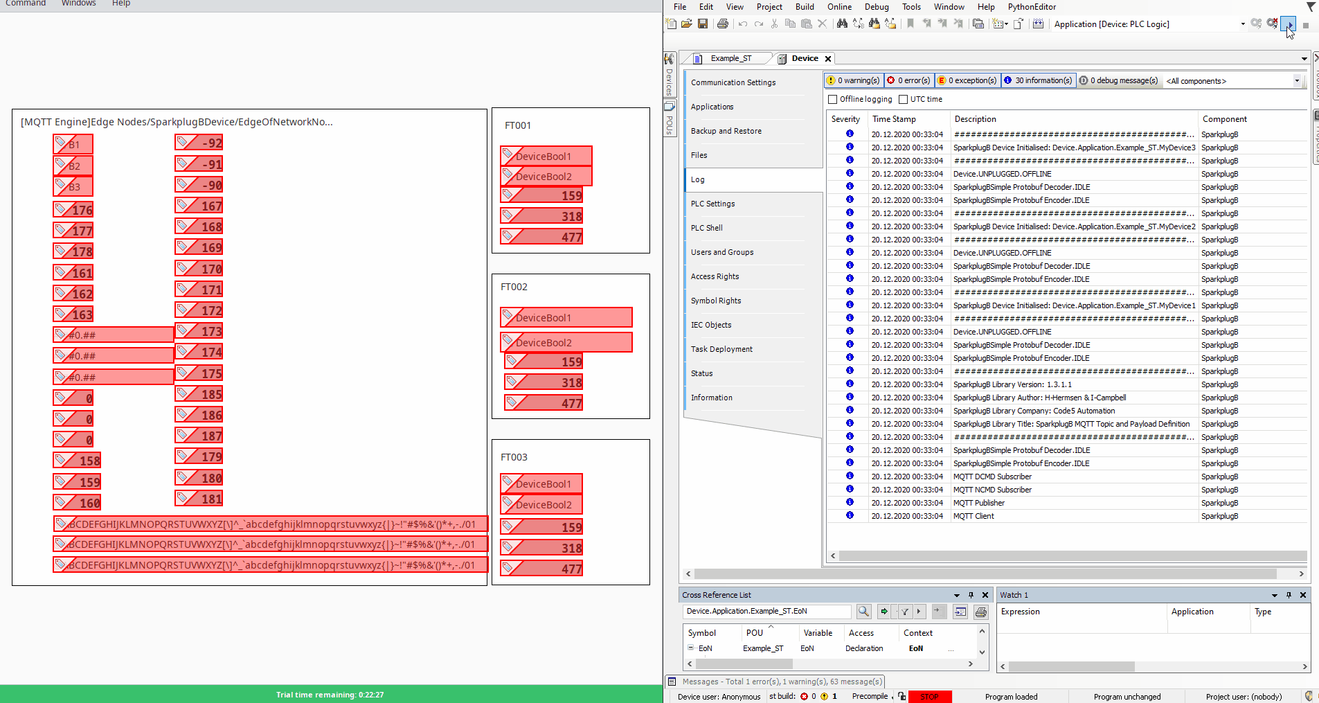 CODESYS co⚡e Sparkplug™ MQTT edge / Home / Home